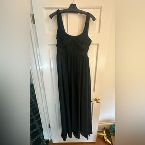 Maxi dress never worn dark green
